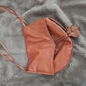 Bottega Veneta Perforated Brown Leather Purse VINTAGE